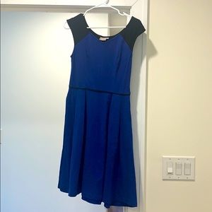 Eshakti blue and black dress